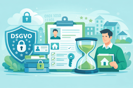 DSGVO für private Vermieter: Welche Mieterdaten Du speichern darfst und wie lange